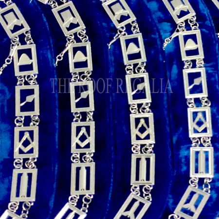 Masonic Blue Lodge Officer Collar Metal #3